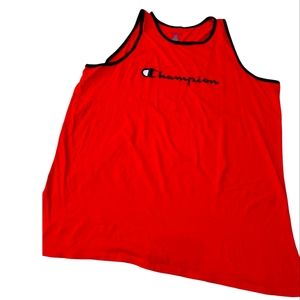 Champion Tank Top Mens Big & Tall Sleeveless 3x Red